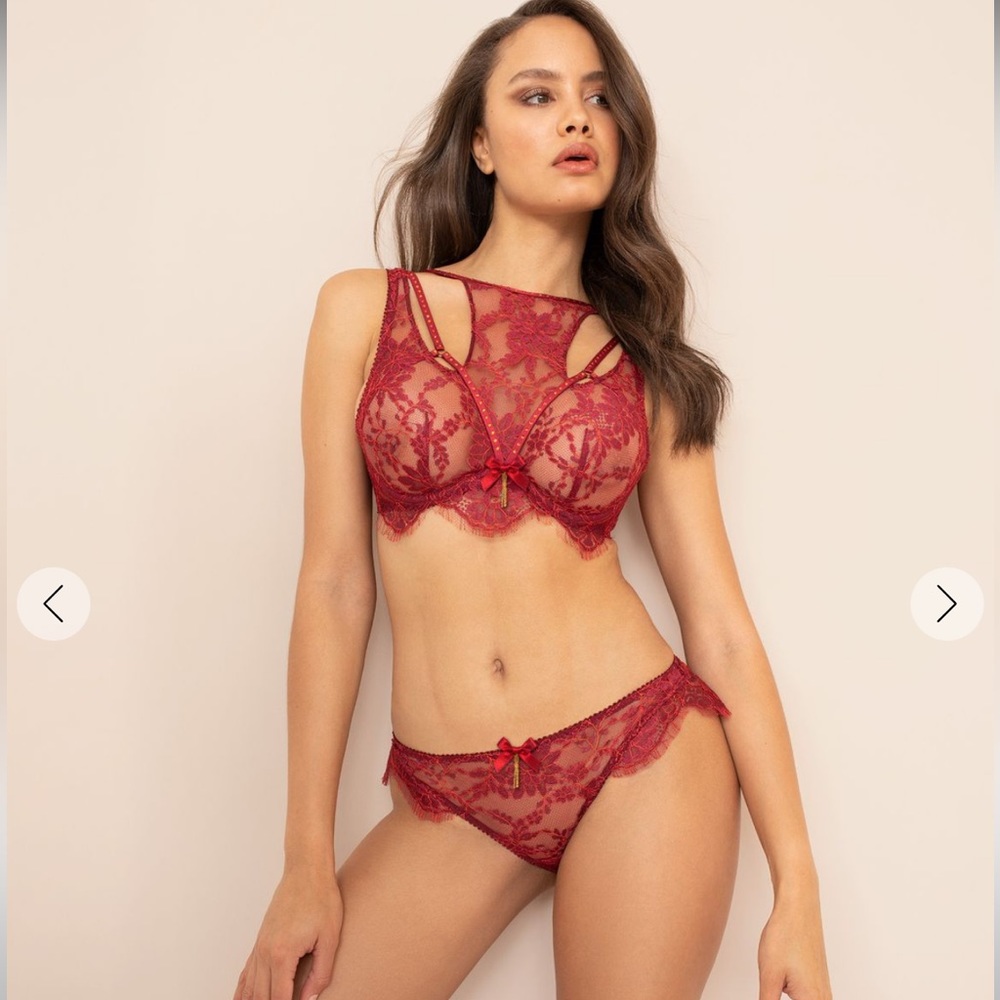 Agent Provocateur High neck bra and panties - NWOT sample sale 36D/AP4